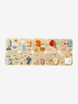 Vertbaudet 2-in-1 Baby Zahlenpuzzle aus Holz FSC®