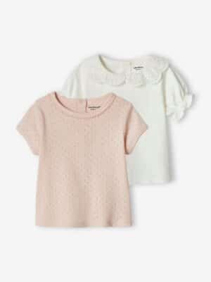 Vertbaudet 2er-Pack Baby T-Shirts