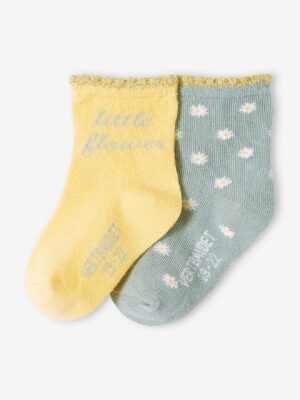 Vertbaudet 2er-Pack Mädchen Baby Socken Oeko-Tex