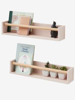 Vertbaudet 2er-Set Kinderzimmer Wandregale KONFETTI