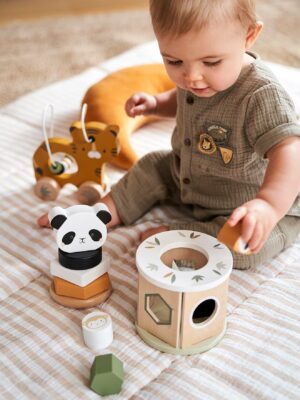 Vertbaudet 3-teiliges Baby Spielzeug-Set TANSANIA