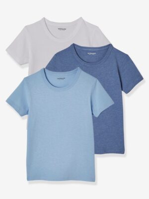 Vertbaudet 3er-Pack Jungen T-Shirts BASIC Oeko-Tex