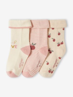 Vertbaudet 3er-Pack Mädchen Baby Socken Oeko-Tex