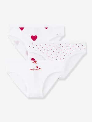 Petit Bateau 3er-Pack Mädchen Slips aus Bio-Baumwolle PETIT BATEAU