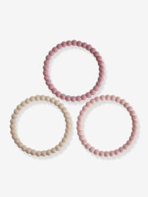 Mushie 3er-Pack Zahnungshilfe-Armbänder Perlen MUSHIE