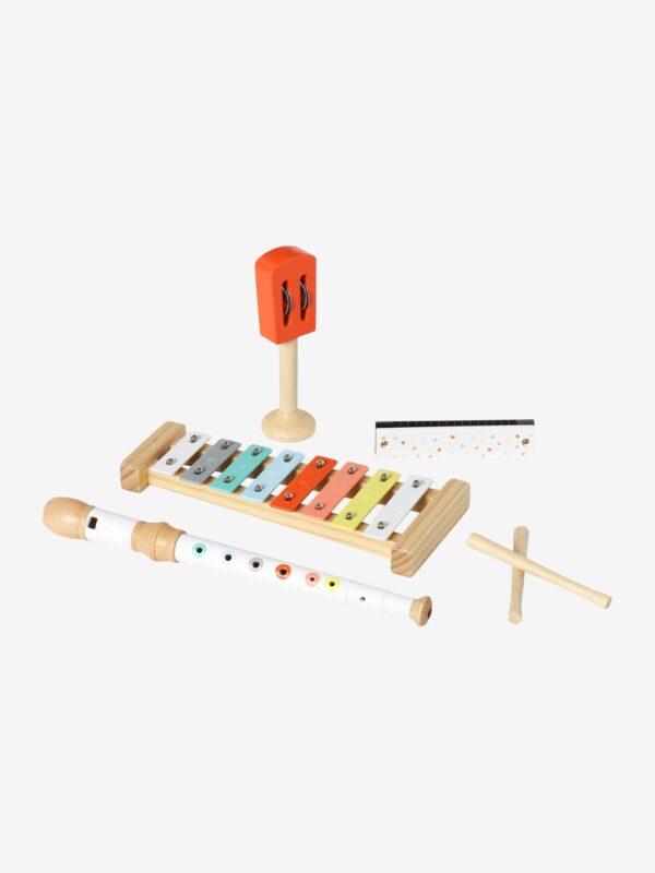 Vertbaudet 4-teiliges Set Kinder Musikinstrumente