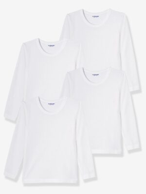 Vertbaudet 4er-Pack Jungen Shirts BASIC Oeko-Tex