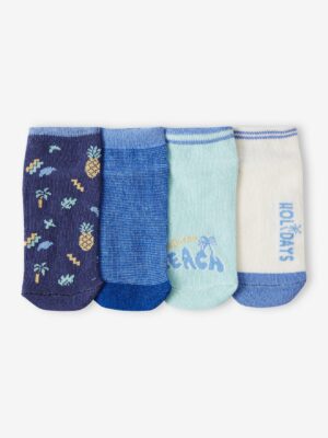 Vertbaudet 4er-Pack Jungen Socken Oeko-Tex azur