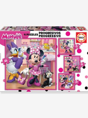 Educa 4er-Set Kinder Puzzles DISNEY MINNIE MAUS EDUCA