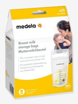 Medela 50er-Pack Muttermilchbeutel PUMP & SAFE MEDELA