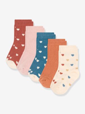 Petit Bateau 5er-Pack Baby Socken mit Herzen PETIT BATEAU