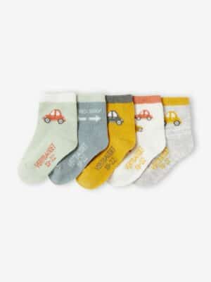 Vertbaudet 5er-Pack Jungen Baby Socken