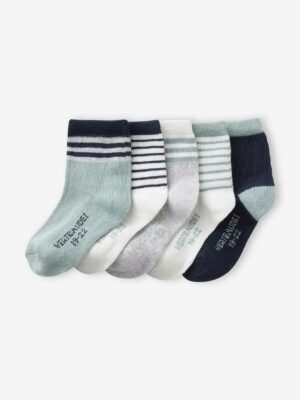 Vertbaudet 5er-Pack Jungen Baby Socken BASIC Oeko-Tex