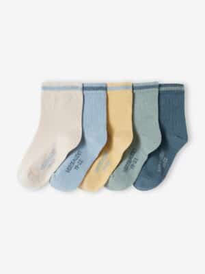 Vertbaudet 5er-Pack Jungen Baby Socken BASICS Oeko-Tex