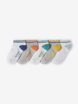 Vertbaudet 5er-Pack Jungen Kurzsocken BASICS