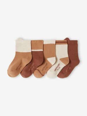 Vertbaudet 5er-Pack Jungen Socken BASICS Oeko-Tex