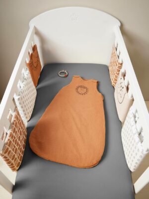 Vertbaudet Baby Bettumrandung/Laufgitter-Polster ETHNIC mit Recycling-Polyester