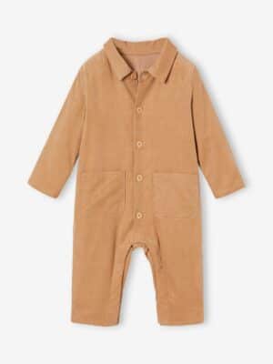 Vertbaudet Baby Cord-Overall cappuccino