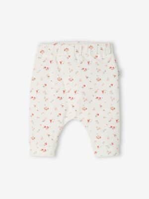 Vertbaudet Baby Hose für Neugeborene BASIC Oeko-Tex  blumen