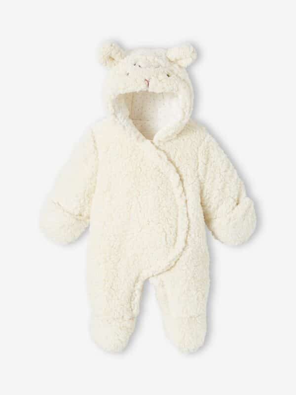 Vertbaudet Baby Overall aus Webpelz mit Recycling-Polyester