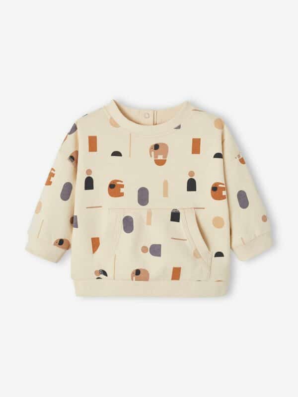 Vertbaudet Baby Sweatshirt mit Kängurutasche Oeko-Tex