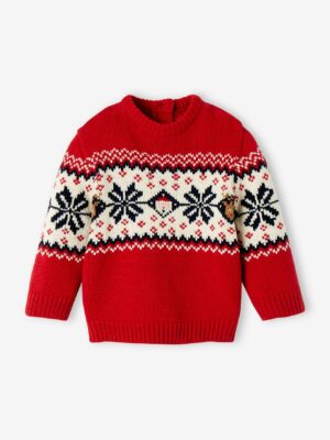 Vertbaudet Baby Weihnachts-Pullover Capsule Collection FAMILIE Oeko-Tex