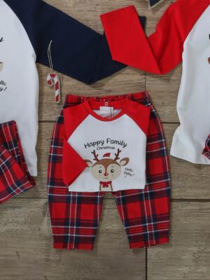Vertbaudet Baby Weihnachts-Schlafanzug Capsule Collection HAPPY FAMILY Oeko-Tex