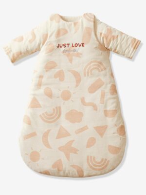 Vertbaudet Baby Winter-Schlafsack HAPPY SKY Bio-Baumwolle