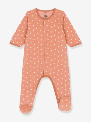 Petit Bateau Bedruckter Baby Samt-Strampler PETIT BATEAU