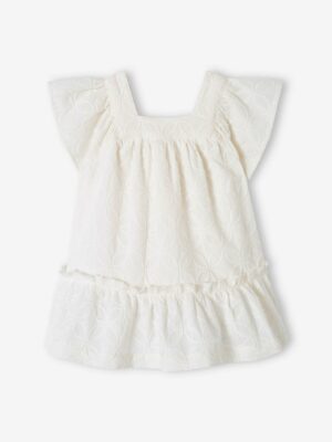 Vertbaudet Festliches Baby Kleid mit Stickereien