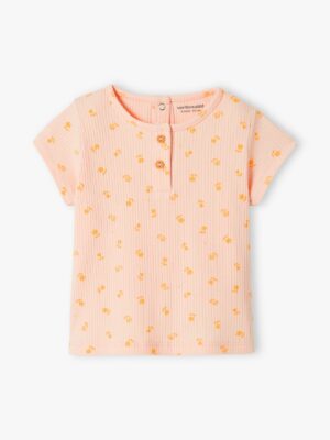 Vertbaudet Geripptes Baby T-Shirt