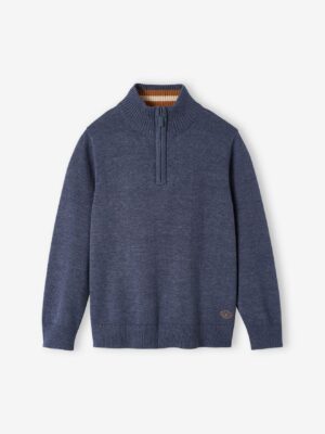 Vertbaudet Jungen Pullover mit Stehkragen Oeko-Tex