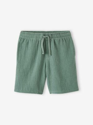 Vertbaudet Jungen Shorts aus Musselin