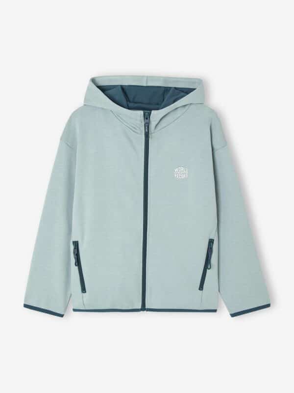 Vertbaudet Jungen Sportjacke mit Kapuze Oeko-Tex