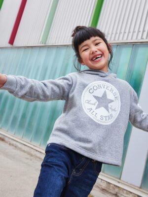 Converse Kinder Kapuzensweatshirt CHUCK PATCH CROPPED HOODIE CONVERSE