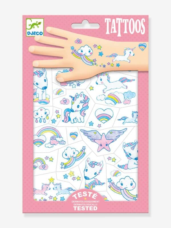 Djeco Kinder Klebetattoos EINHORN DJECO