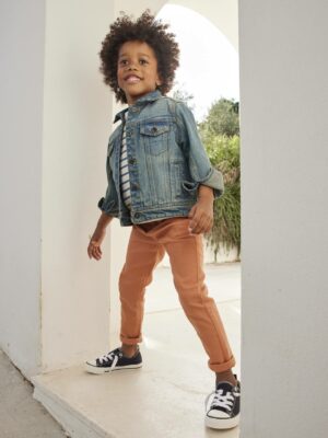 Vertbaudet Kinder Oversized-Jeansjacke waterless Oeko-Tex