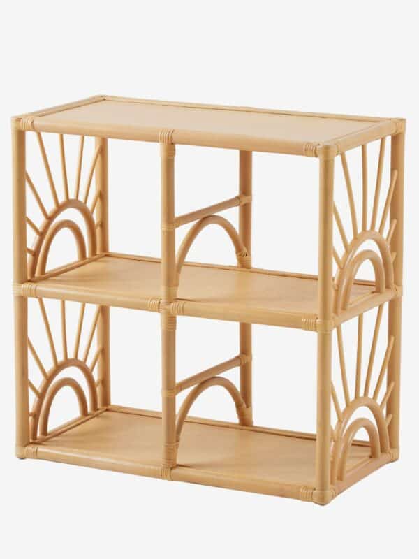 Vertbaudet Kinderzimmer Regal SONNE aus Rattan