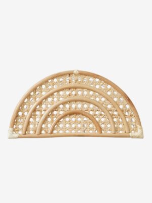 Vertbaudet Kinderzimmer Wandlampenschirm aus Rattan BOHO