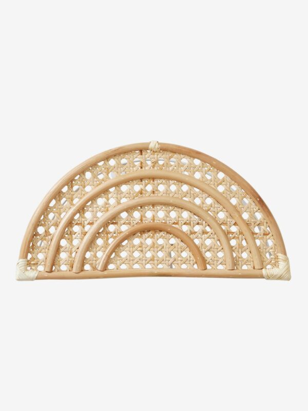 Vertbaudet Kinderzimmer Wandlampenschirm aus Rattan BOHO