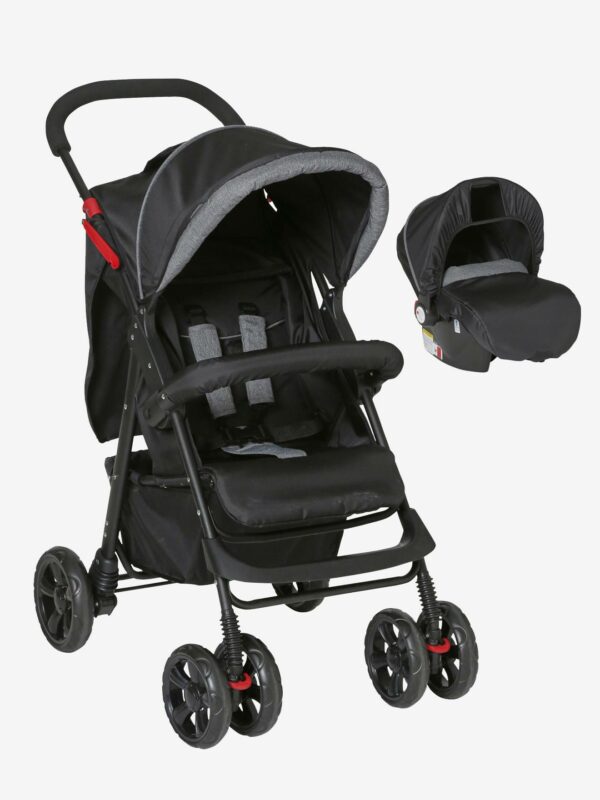 Vertbaudet Kombi-Kinderwagen PRIMACITY & Babyschale PRIMASIT