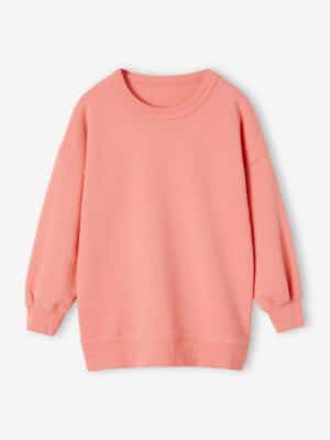 Vertbaudet Langes Mädchen Sweatshirt mit Motiv hinten Oeko-Tex