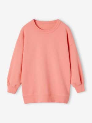 Vertbaudet Langes Mädchen Sweatshirt mit Motiv hinten Oeko-Tex