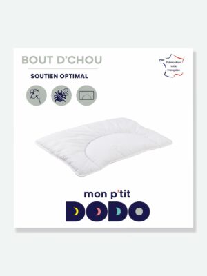 Dodo Leichtes Kinder Kopfkissen BOUT D'CHOU Mon P'tit DODO