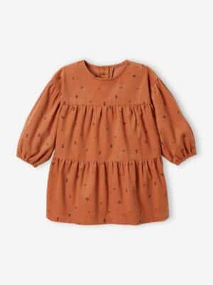 Vertbaudet Mädchen Baby Cordkleid camel