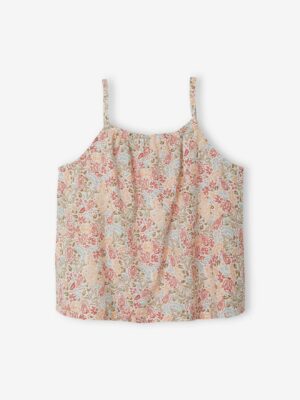 Vertbaudet Mädchen Bluse mit schmalen Trägern