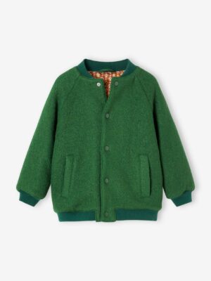 Vertbaudet Mädchen Bouclé-Collegejacke