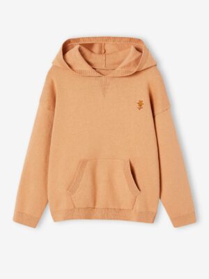 Vertbaudet Mädchen Kapuzenpullover Oeko-Tex camel