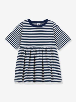 Petit Bateau Mädchen Kleid mit 3/4-Ärmeln PETIT BATEAU