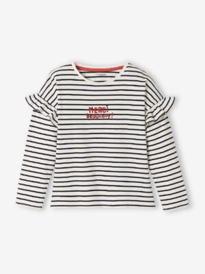 Vertbaudet Mädchen Shirt mit Message-Print Oeko-Tex
